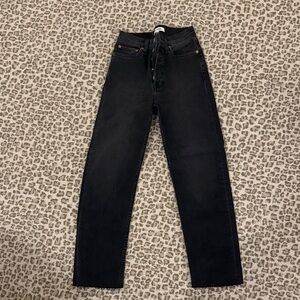 Redone gray jeans. Size 25.